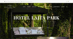 Desktop Screenshot of hotellajtapark.hu