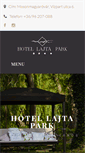 Mobile Screenshot of hotellajtapark.hu