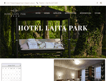 Tablet Screenshot of hotellajtapark.hu